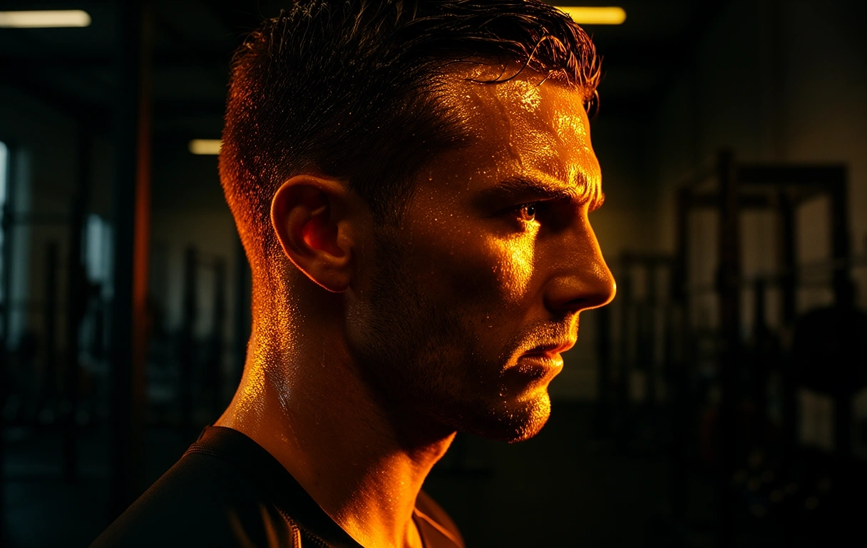 Athletic intensity and focus
